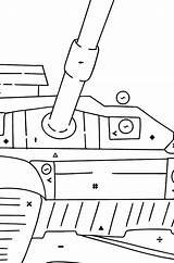 Panzer Ausmalbild T90 sketch template