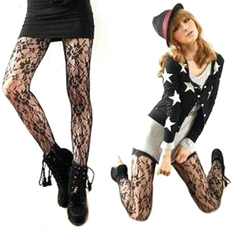new style fashion women sexy soft tights rose lace stockings jacquard