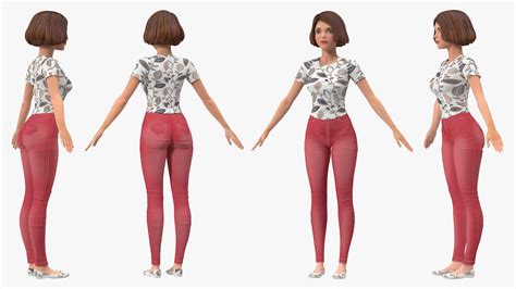 Cartoon Young Rigged Collection 3d Model 259 Max Free3d
