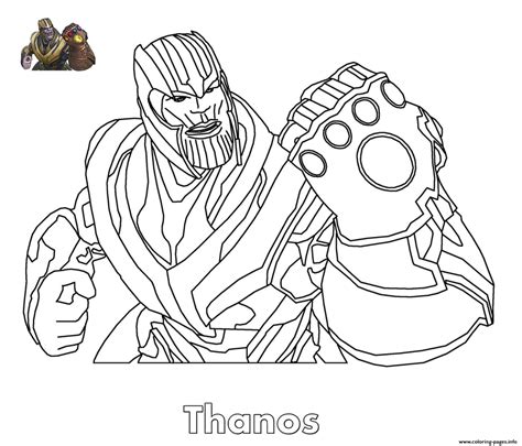 print thanos fortnite coloring pages superhero coloring avengers