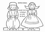 Coloring Dutch Pages Holland Girl Kids Flag Colouring Netherlands Children Windmill Book Doll Crafts Norway Vintage Craft Color Christmas Windmills sketch template