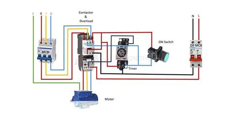 digital timer switch wiring diagram timer contactor wiring diagram timer switch  water