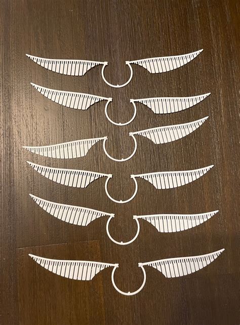 golden snitch wings template