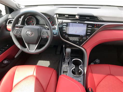 Toyota Camry With Red Interior