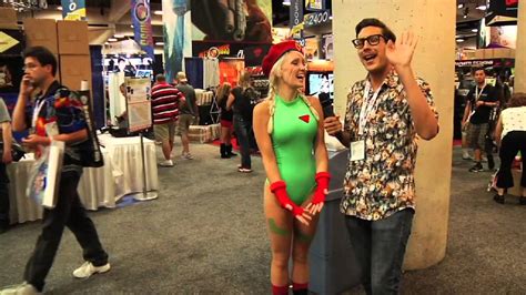 Cammy From Street Fighter Uncut Comic Con 5 Youtube