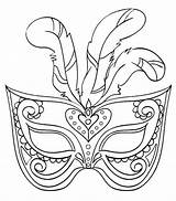 Karneval Masken Fasching Maske Giane sketch template
