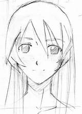 Anime Face Sketch Crunchyroll Drawing Tutorial Draw Sketches Attempt Paintingvalley Groups Deviantart sketch template