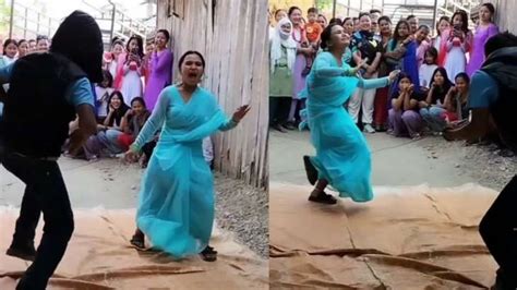 nepali couple dances energetically to bole chudiyan netizens say they