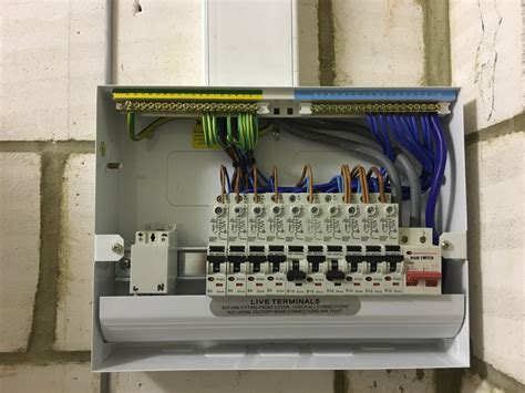 electrical installations consumer unit replacement  blandford st mary inspectrixx uk