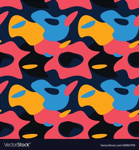 colour pieces abstract pattern royalty  vector image