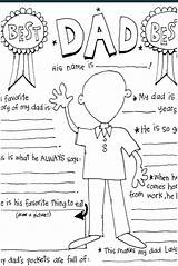 Fathers Activities sketch template