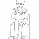 Pharaoh Egipto Khufu Reina Faraones Hellokids Faraón Ausmalen Cleopatra Ramses Pharao Für Anmalen sketch template