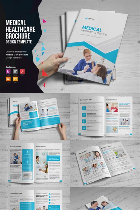 madicare medical healthcare brochure corporate identity template