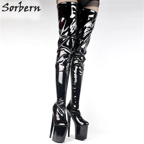 sorbern luxury extra long boots crotch thigh high boots for women fenty