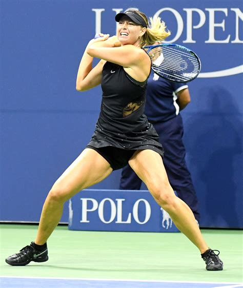 Maria Sharapova At Us Open Round 1 In New York Celebzz