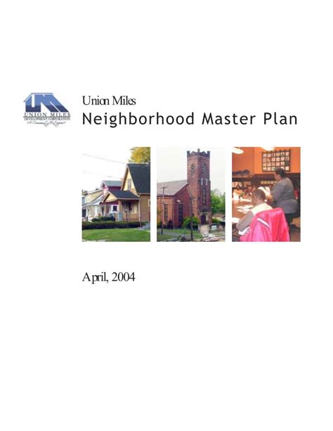 neighborhood master plan docslib