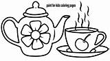 Teapot Starry Shine Clipartmag sketch template