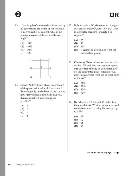 isee upper level practice test printable