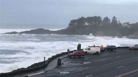 huge storm pounding west coast as east sees warm up