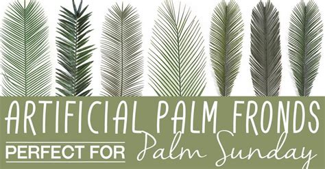 artificial palm fronds  decorate   palm sunday