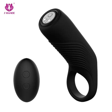 9 penis ring vibrating cock silicone vibrator chastity male aliexpress