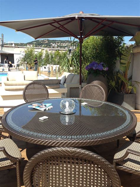 fendi outdoor furnishes  club costes  albane terrace   jw marriott hotel