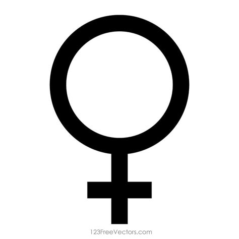 girl gender sign clipart