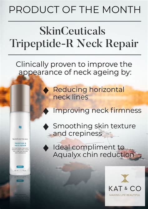 skinceuticals tripeptide  neck repair product   month kat