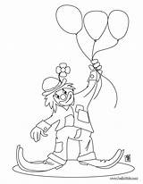 Clown Coloring Balloons Pages Circus Rodeo Para Color Colorir Palhaço Desenho Hellokids Print Imprimir Desenhos Online Visitar sketch template