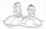 Princess Coloring Disney Sofia Pages First Jr Raskraska Amber Ember 1000 Ivy Curse sketch template