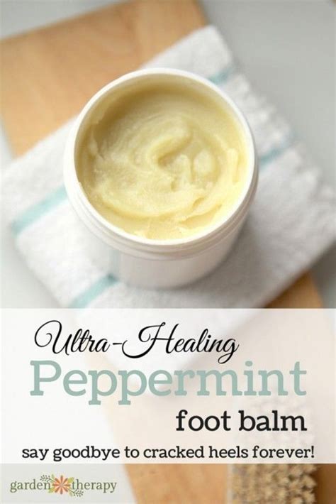 ultra healing peppermint foot balm  soothe dry cracked feet