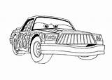 Coloring Pages Chick Hicks Cars Colouring Disney Cartoon Printable sketch template