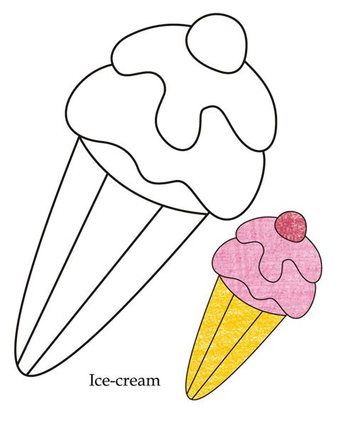 objects coloring iron boat  ice cream  coloring child coloring