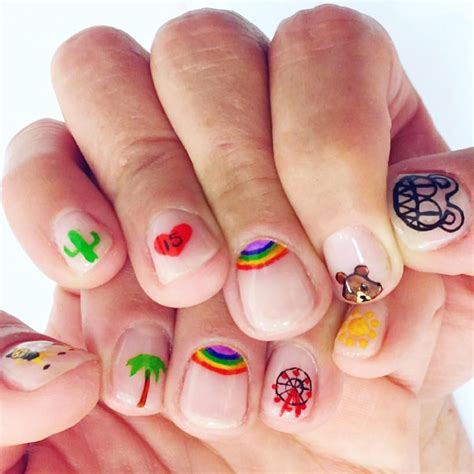 rainbow nails spa treatments spa dailybeauty  beauty