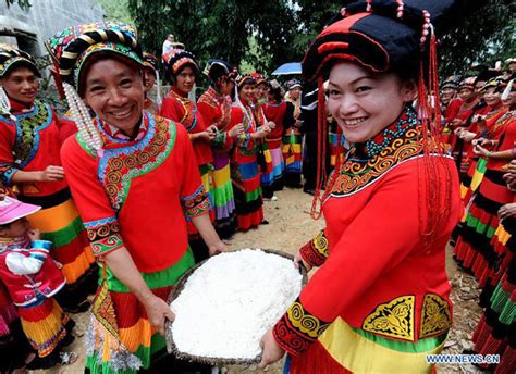 yi ethnic group celebrate torch festival chinaorgcn