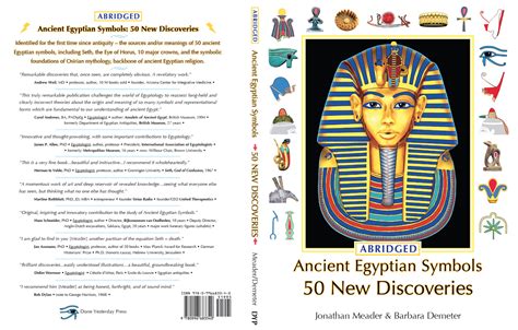 Ancient Egyptian Symbols 50 New Discoveries Abridged