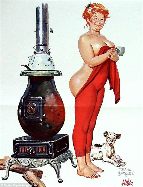 hilda fifties plus size pin up rediscovered one year after creator duane bryers dies daily