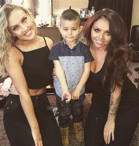 Perrie And Jesy With Jade’s Nephew Karl Today 09 4