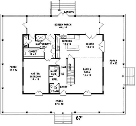 farmhouse style house plan  beds  baths  sqft plan   barndominium floor plans