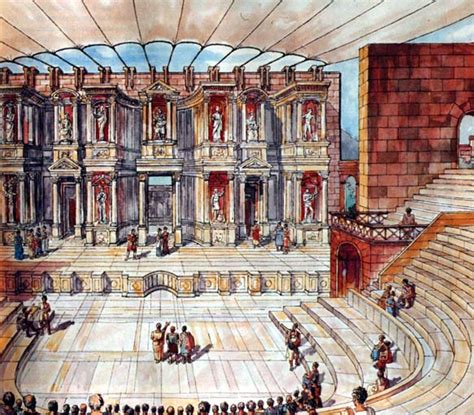 theatres amphitheatres stadiums odeons ancient greek roman world teatri odeon anfiteatri stadi