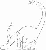 Diplodocus Dino Ausdrucken Dinosaurus Ausmalbild sketch template