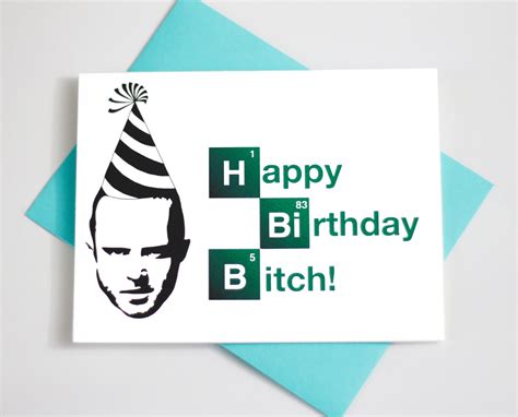 Funny Birthday Card Breaking Bad Jesse Pinkman Happy Birthday