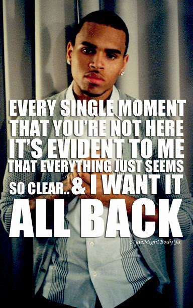 Chris Brown Lyrics On Tumblr