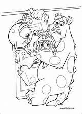 Monstruos Monstros Colorat Boo Compania Planse Colorear Sully Desenho Colorea Companhia Aer Tigrisor Colouring Monsterinc Plansa Pinta Ausmalbild Bears sketch template