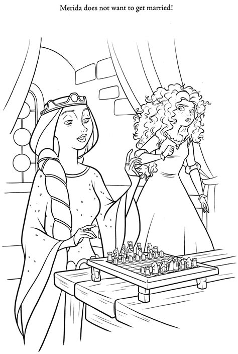 sheenaowens disney brave coloring pages
