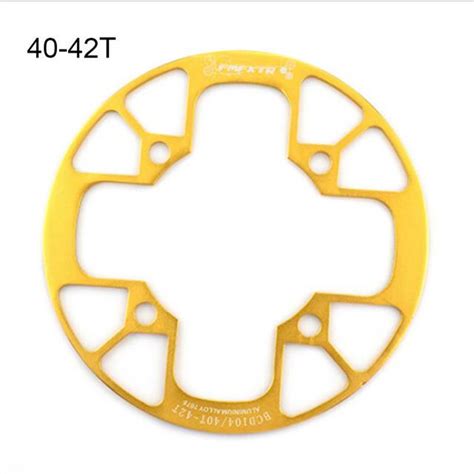 bicycle aluminum alloy sprocket cover single disk cover mountain bike sprocket wheel protection