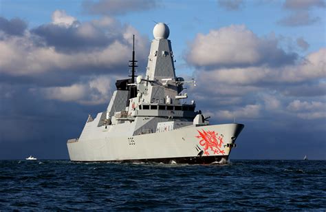 type  destroyer hms dragon rescues  stricken sailors  damaged