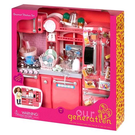 generation gourmet kitchen set    dollsrole play girls toys hobbies