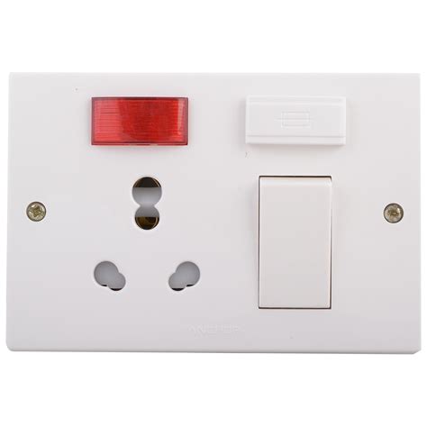 havells reo flair switch socket ss    combined ceramic  box  hole hardware shack