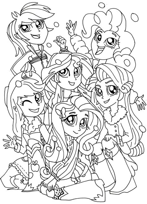 pony equestria girls coloring pages   pony coloring